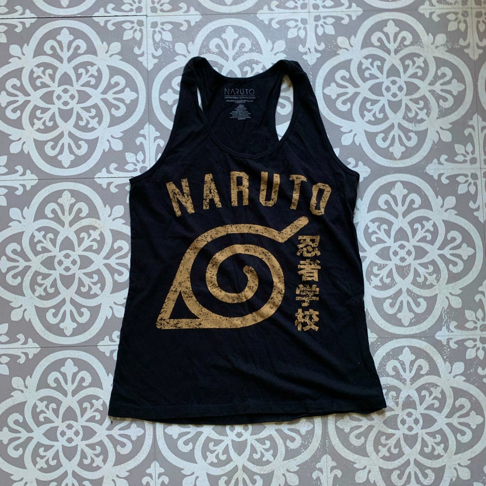 Naruto tank top black